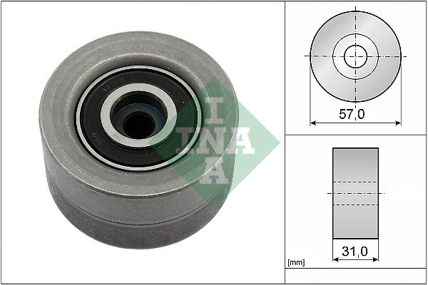 Rolka zwrotna paska rozrządu do VW, 532 0992 10, INA w ofercie sklepu e-autoparts.pl 